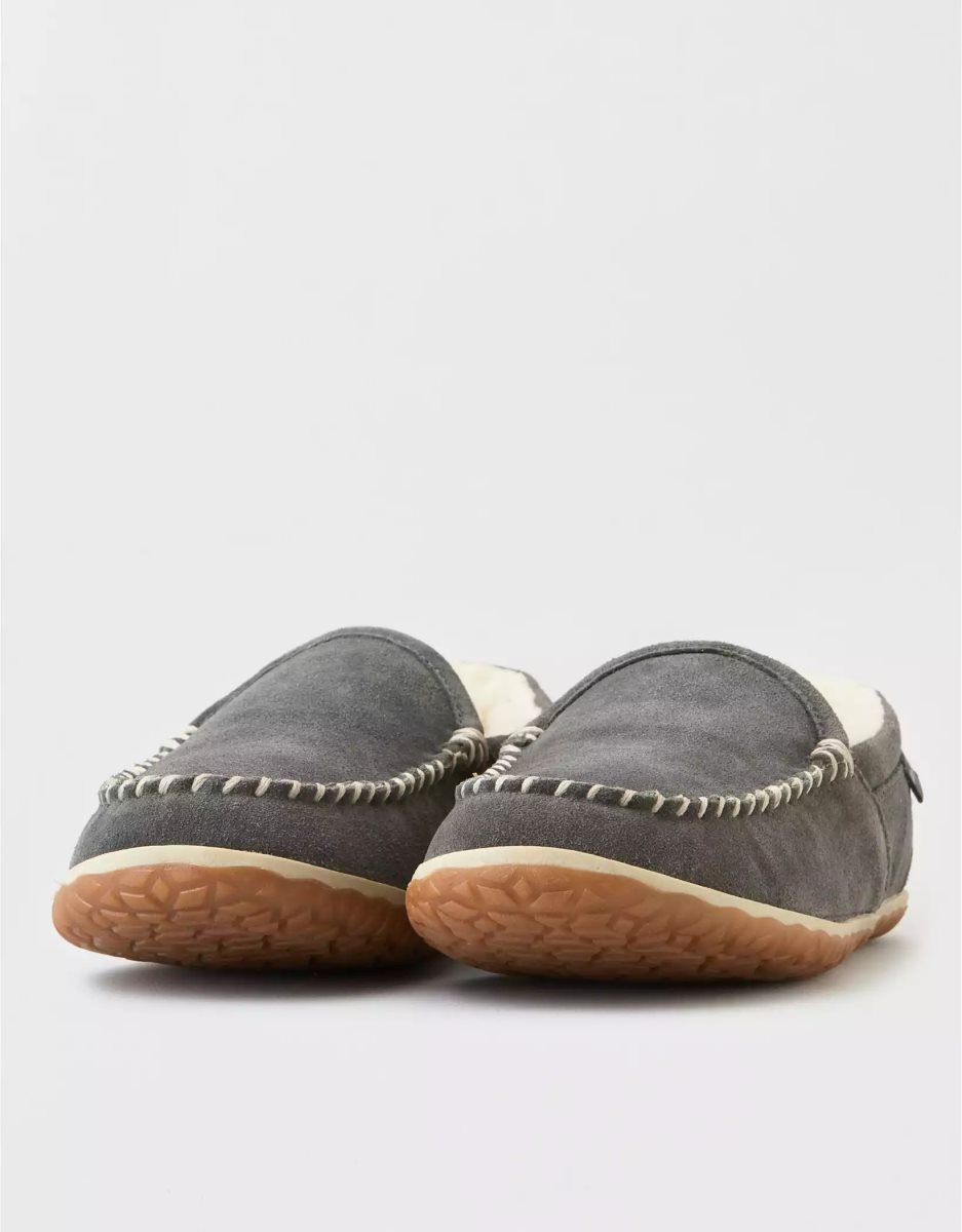 Chaussons American Eagle Tilden Moccasin Grise Homme | WZN-13020560